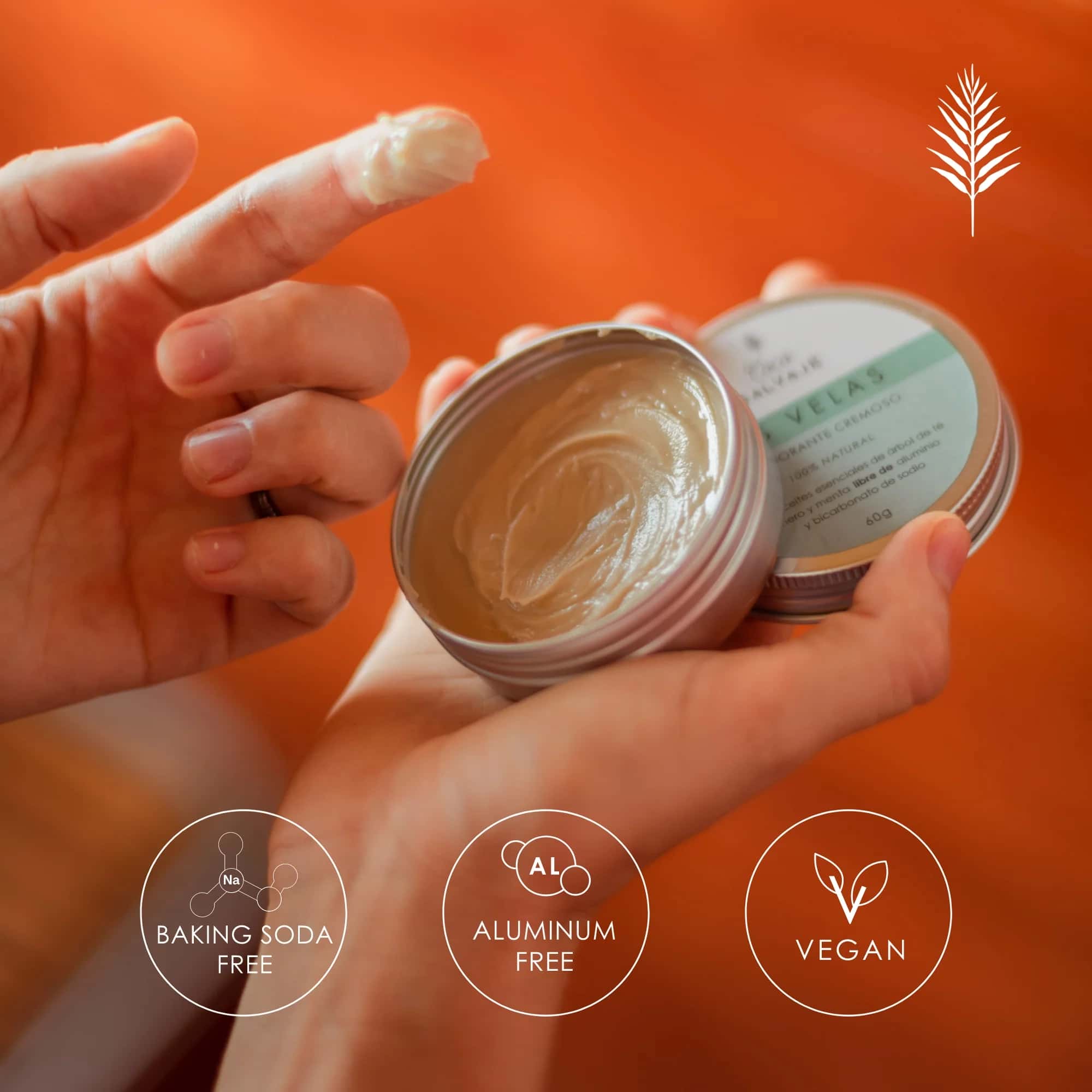 coco salvaje cream deodorant. protects, hydrates, and keeps your skin fresh without toxins or aluminum.