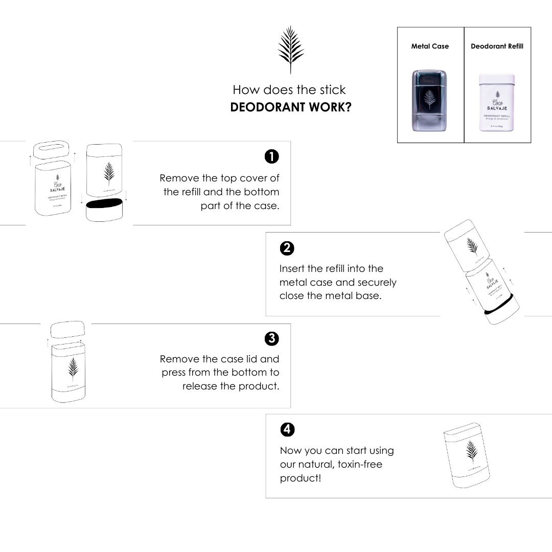 MIRAMAR – Natural Deodorant Stick Refill