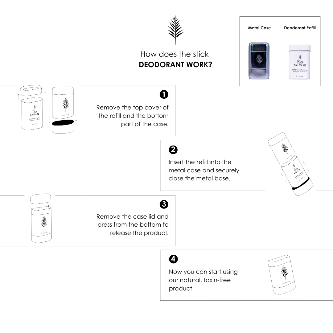 LOS NARANJOS – Natural Deodorant Stick Refill