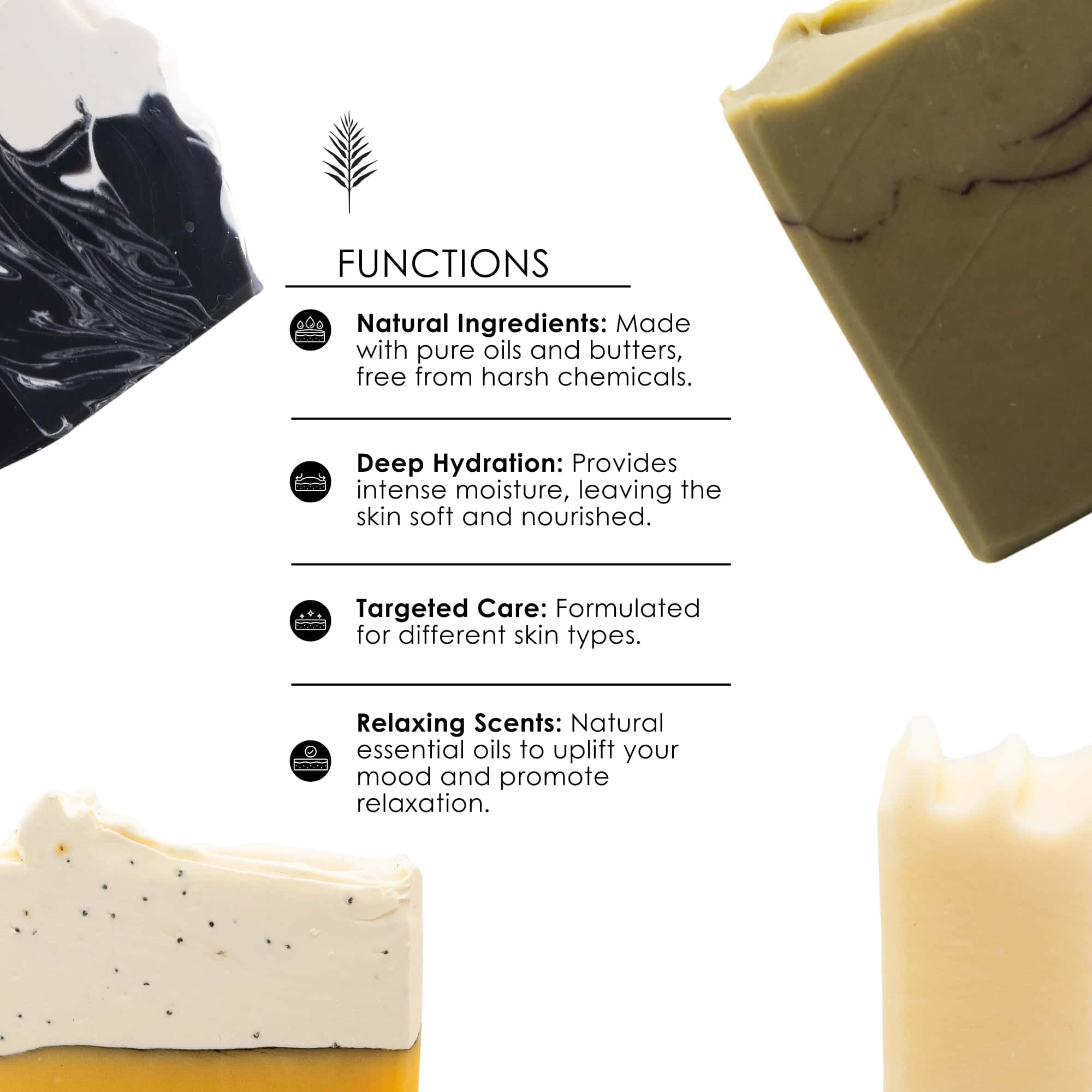 coco salvaje artisanal soap. gentle cleansing with natural ingredients, botanical aromas, and lots of love.