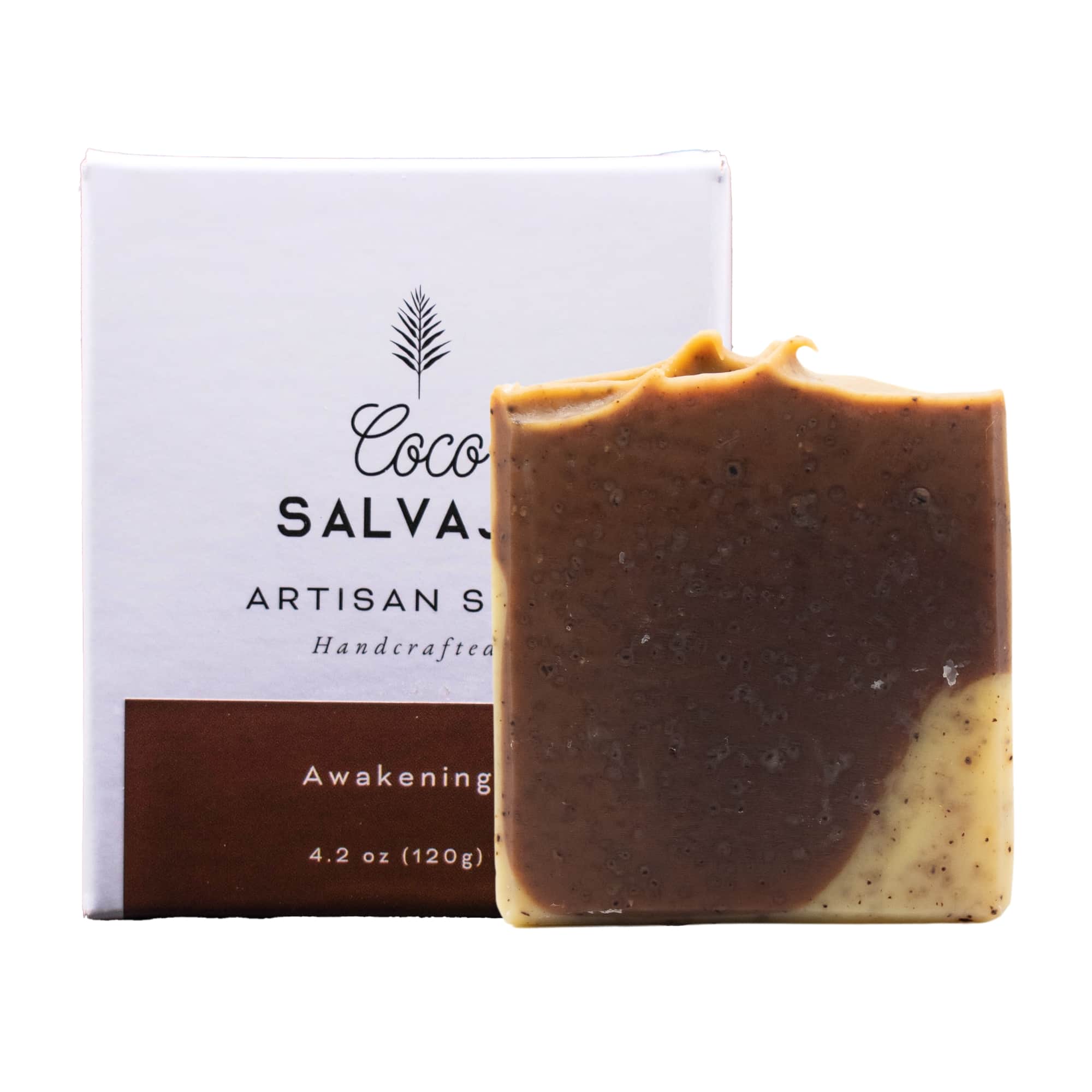 natural soap with an uplifting scent that brings freshness and well-being to the skin.