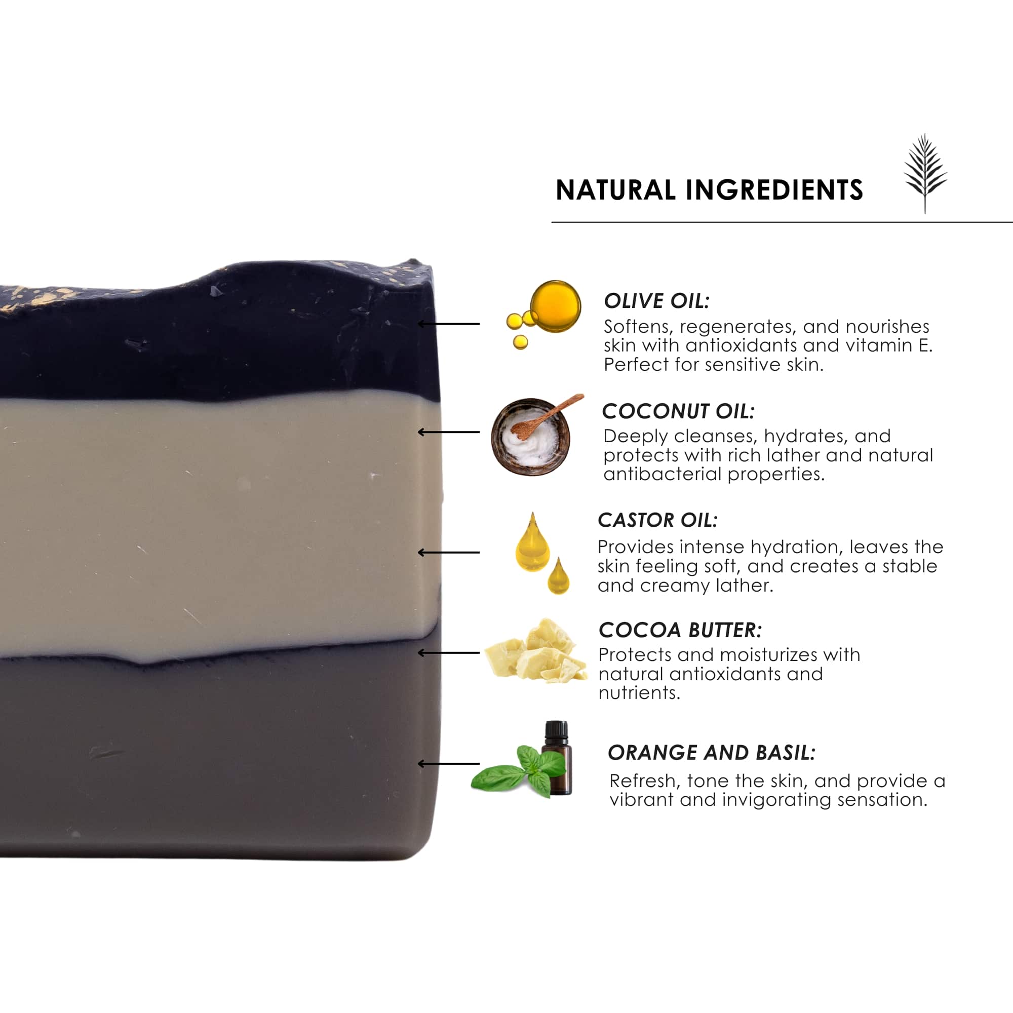 artisanal soap that cleans without drying, leaving the skin fresh and healthy.