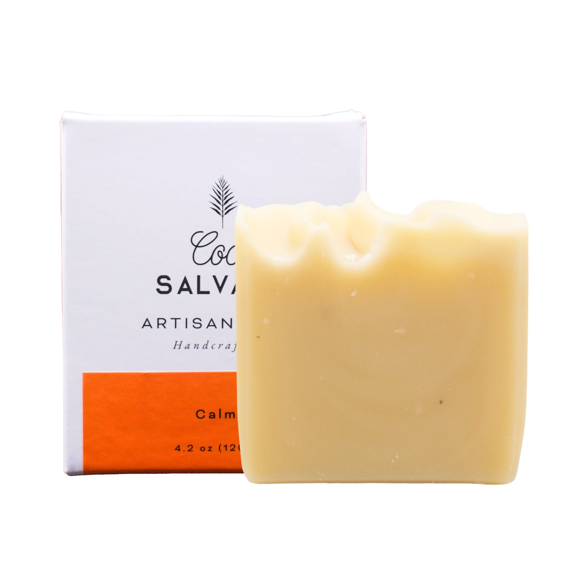 artisanal soap designed to relax the skin and provide a gentle, soothing cleanse.