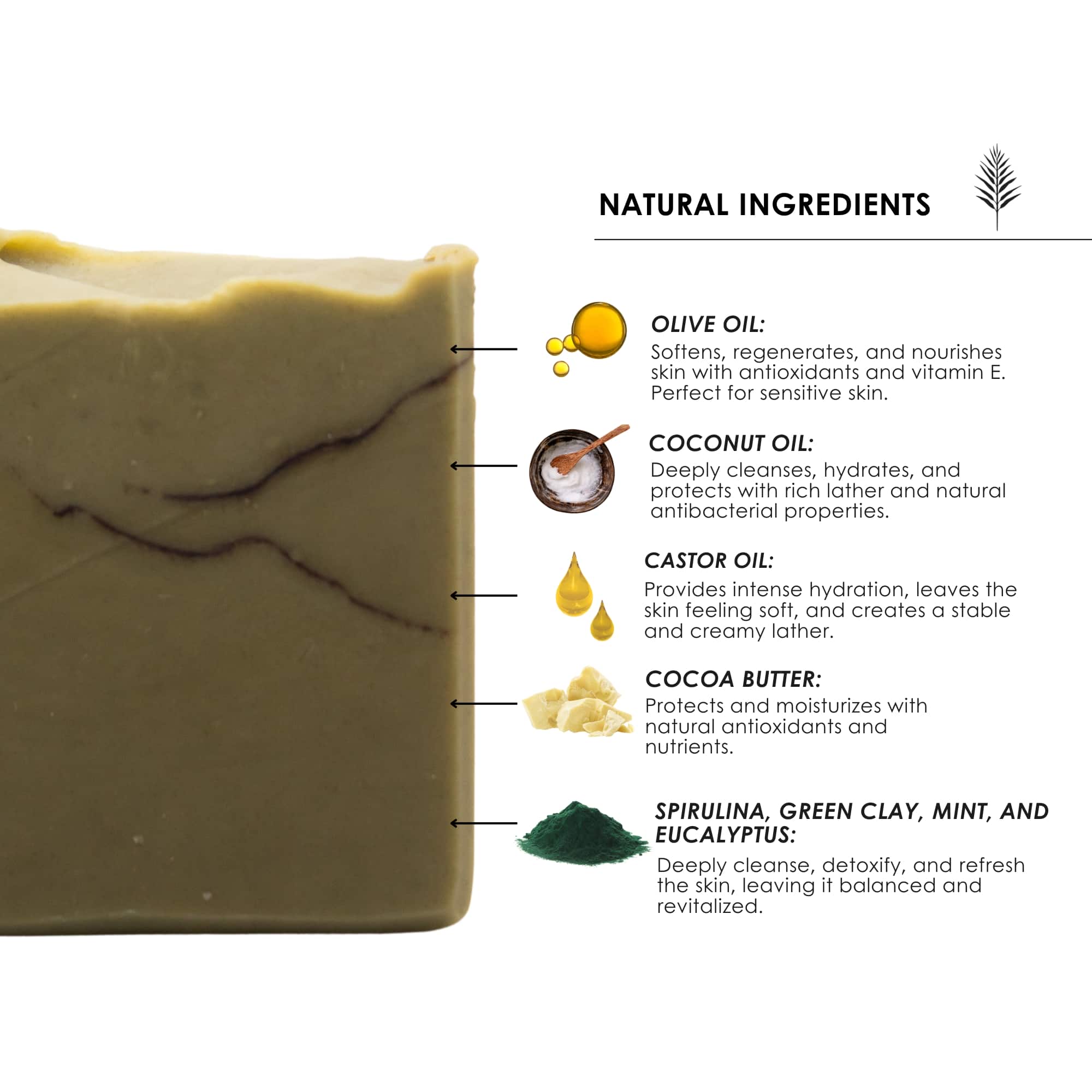 refreshing soap with natural ingredients that revitalize and leave the skin soft and hydrated.