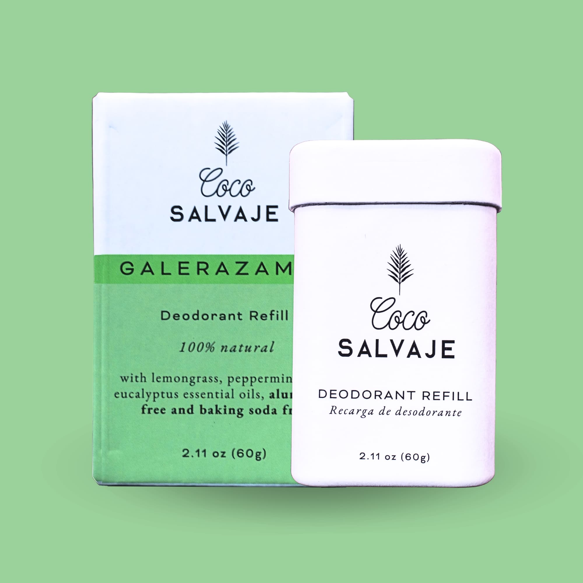 Herbal citrus deodorant stick, baking soda-free and aluminum-free. Natural and effective protection.