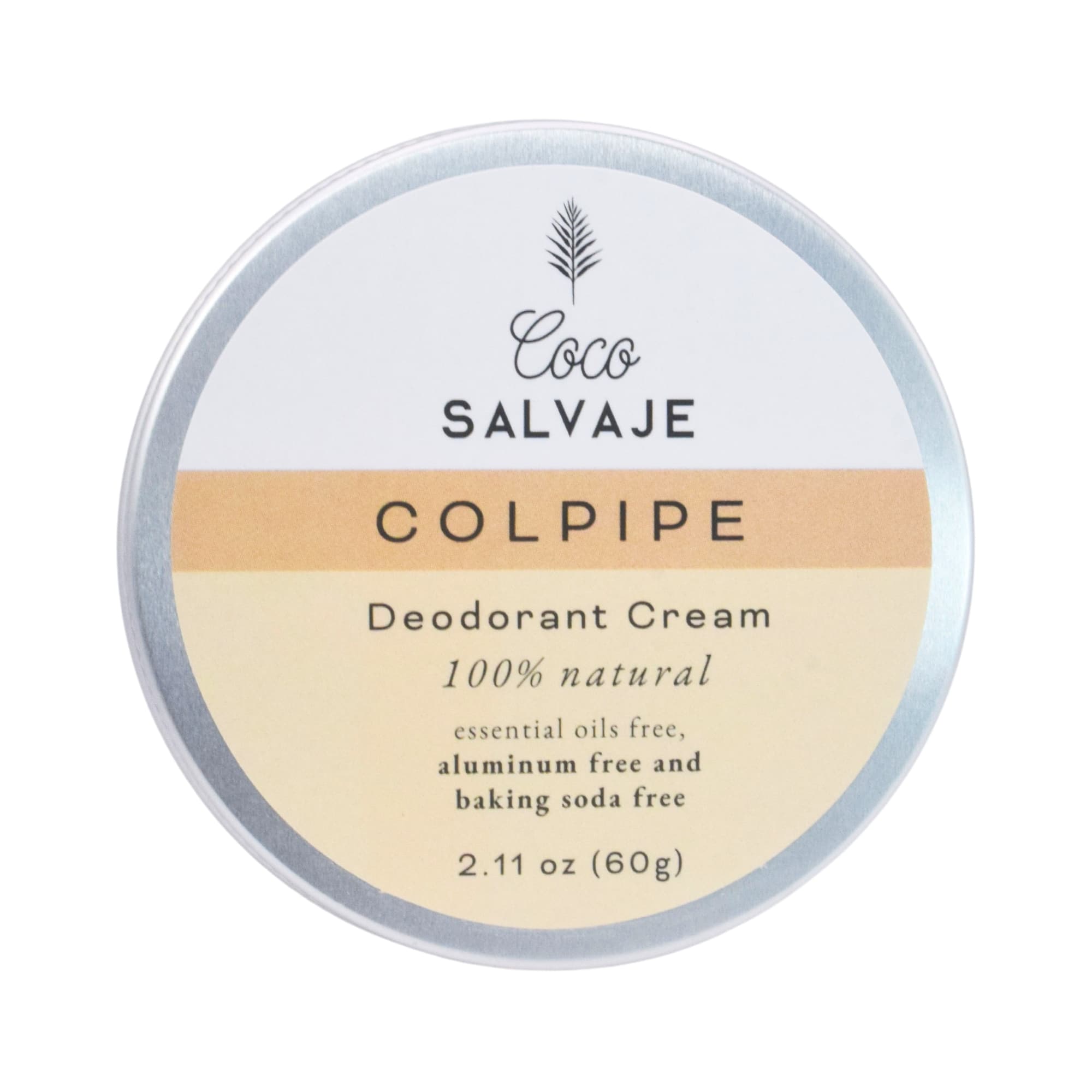 fragrance-free cream deodorant with a subtle cocoa scent. ideal for sensitive skin and children.