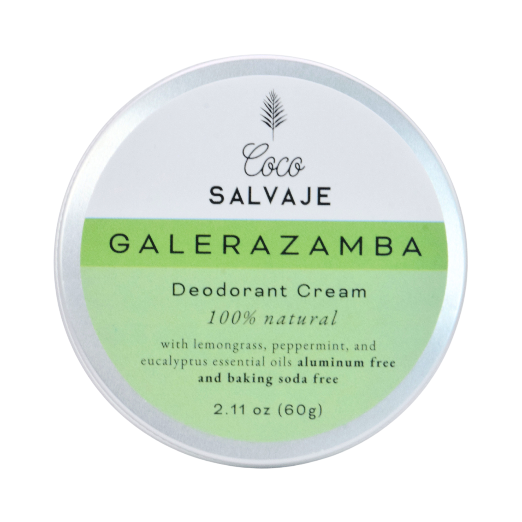 GALERAZAMBA Deodorant Cream 2.11 Ounce