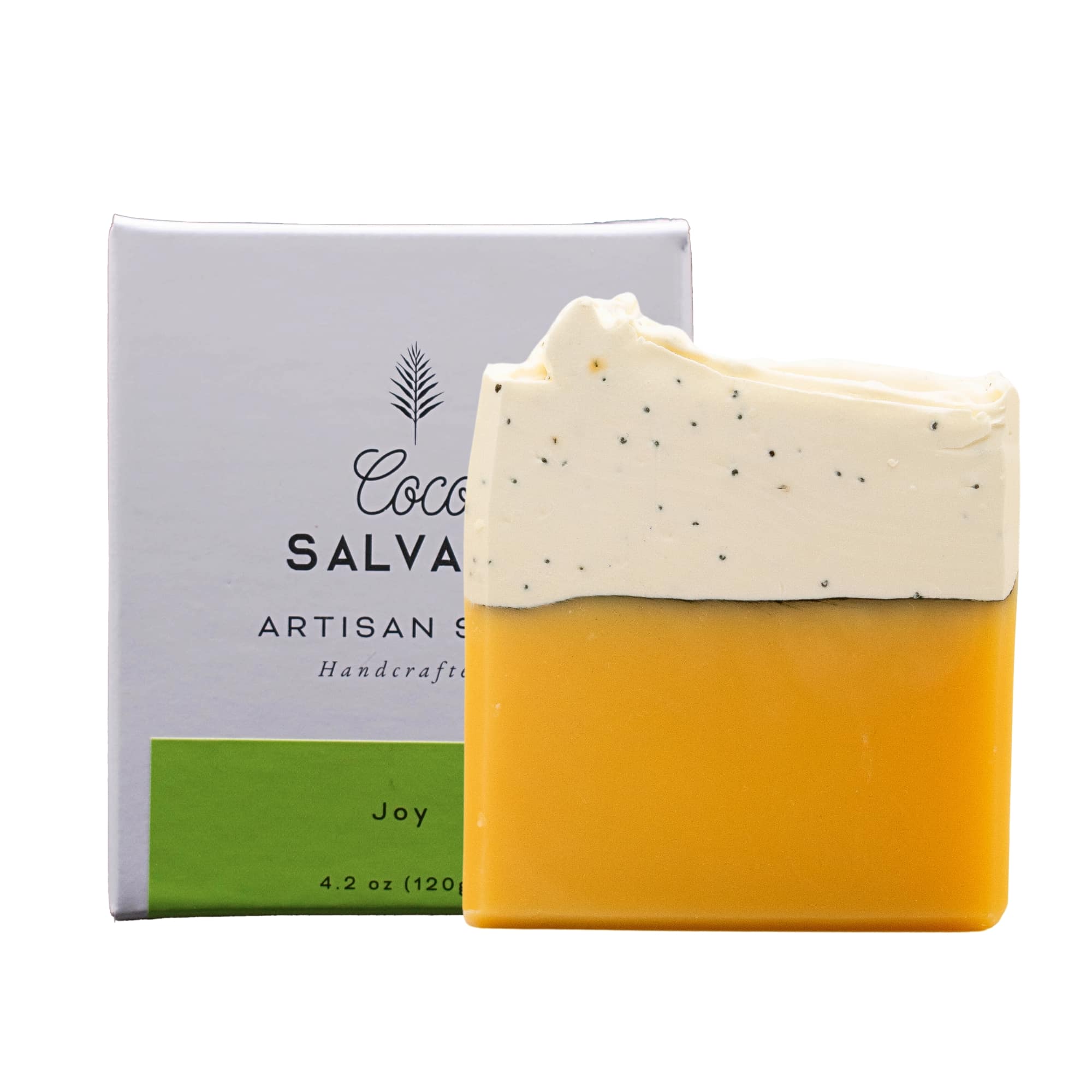 exfoliating soap with lemon and poppy seeds. refreshing and gentle cleanse for radiant skin.