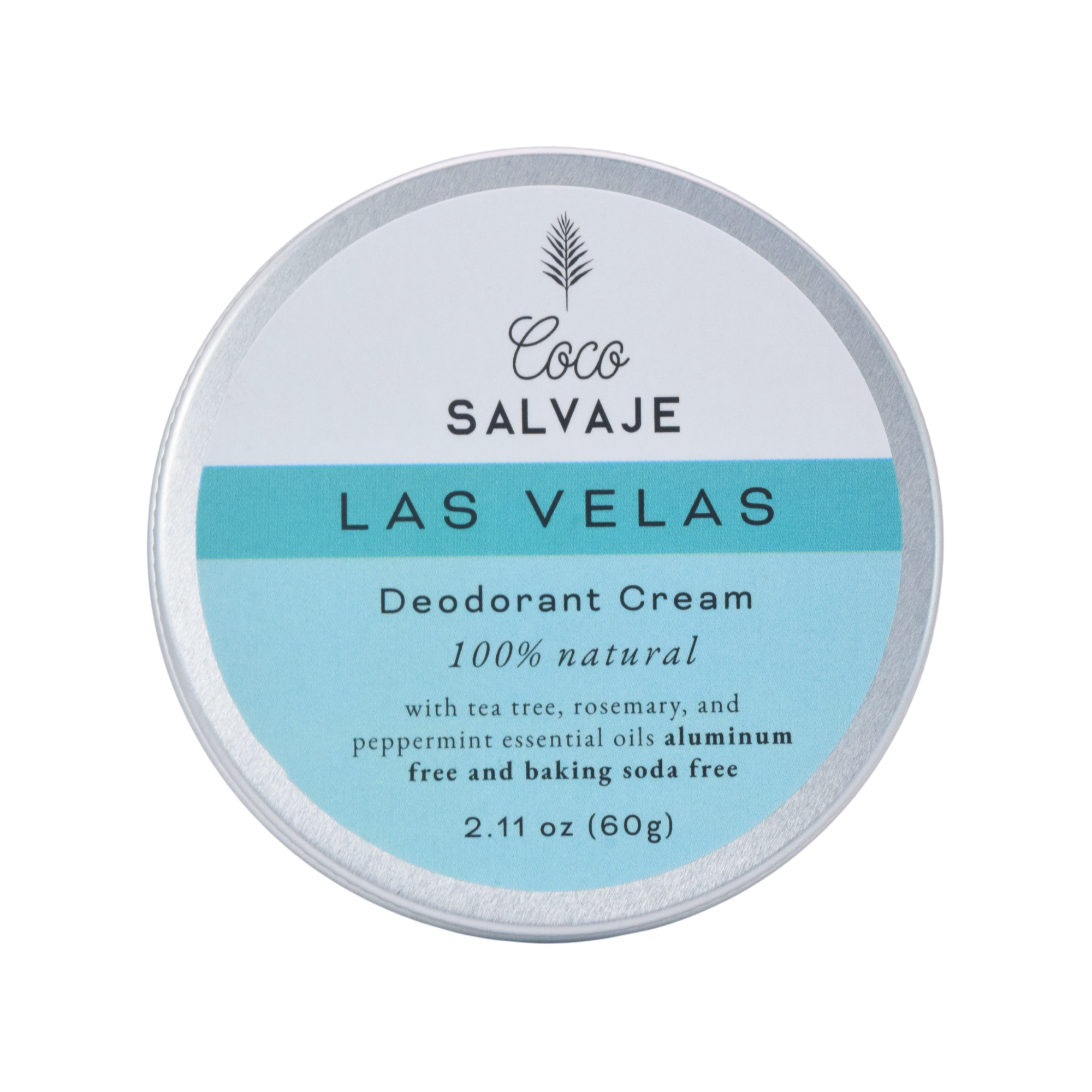 LAS VELAS Deodorant Cream 2.11 Ounce