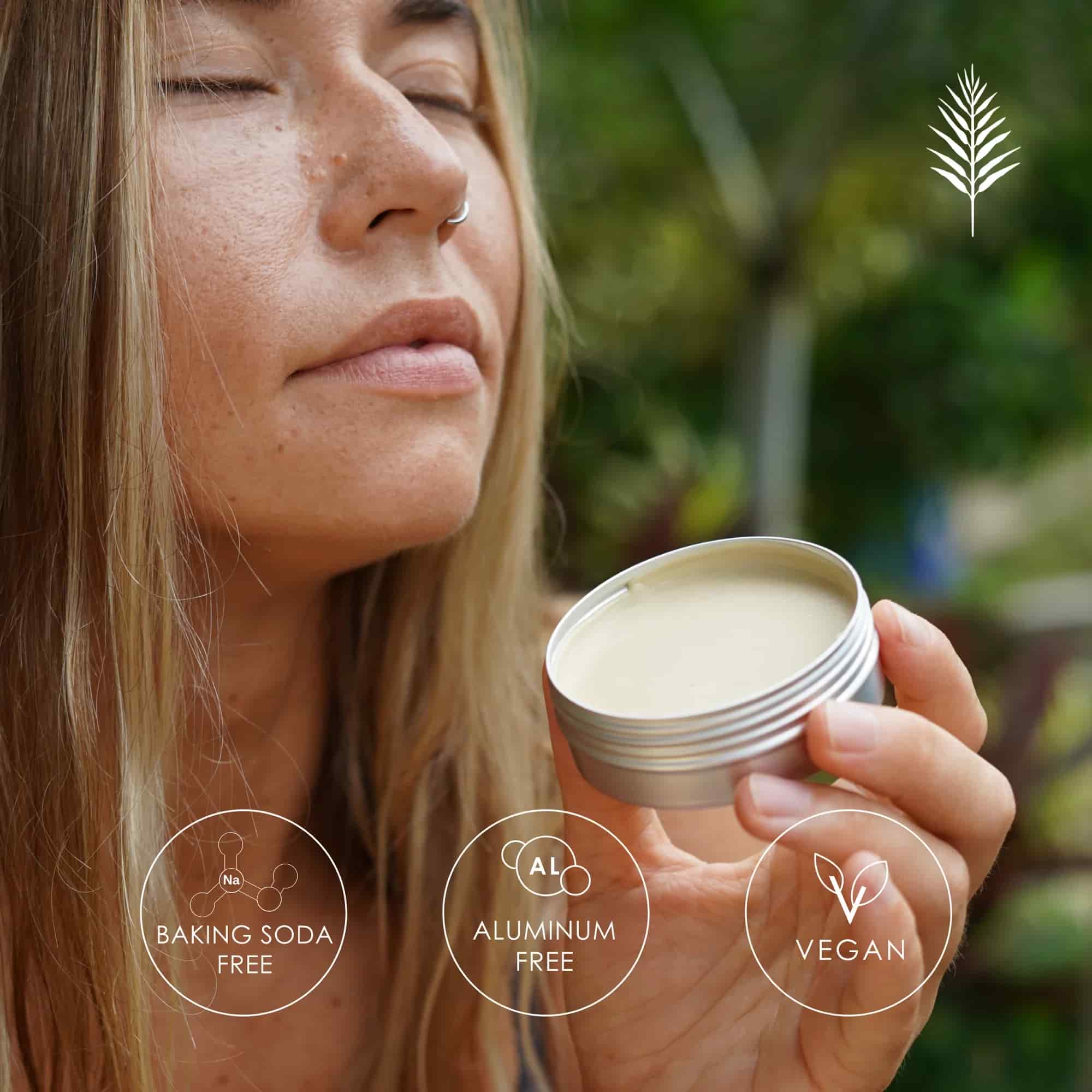 coco salvaje cream deodorant. protects, hydrates, and keeps your skin fresh without toxins or aluminum.