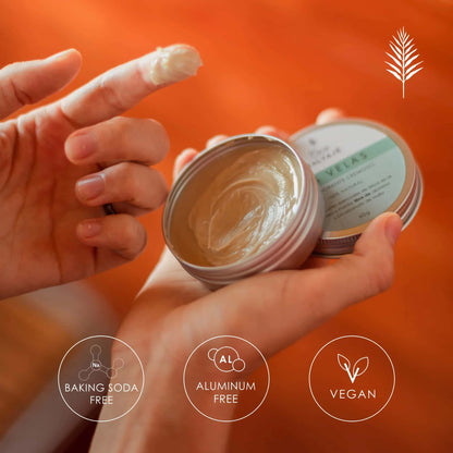coco salvaje cream deodorant. protects, hydrates, and keeps your skin fresh without toxins or aluminum.