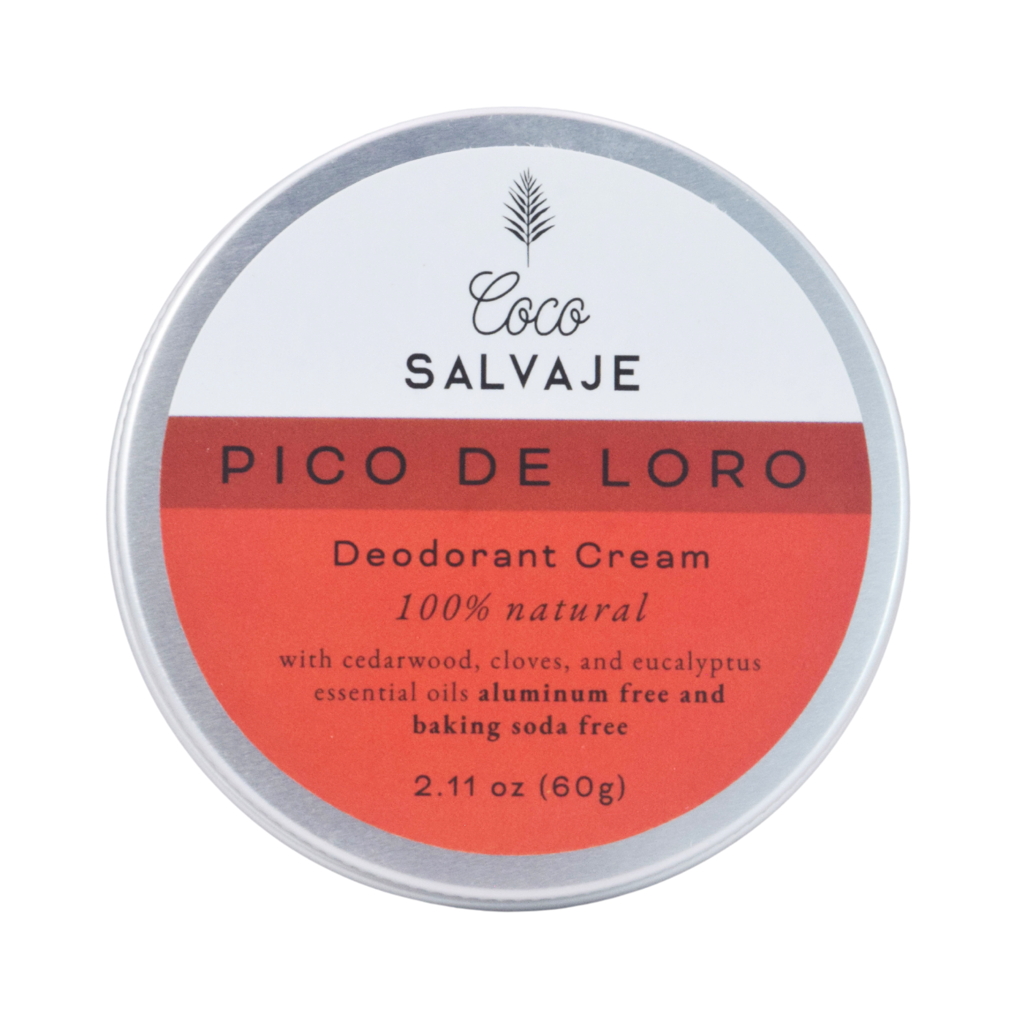 PICO DE LORO Deodorant Cream 2.11 Oz